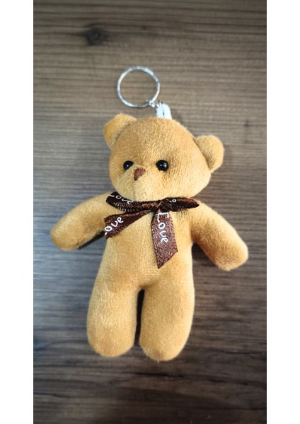 Peluş Ayıcık Anahtarlık ve Çanta Süsü Hediyelik (12CM Boy)
