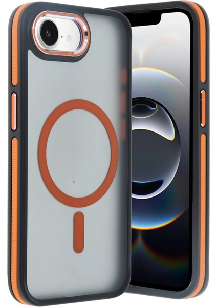iPhone 16E Winner Magsafe Kapak - Turuncu indirimleri
