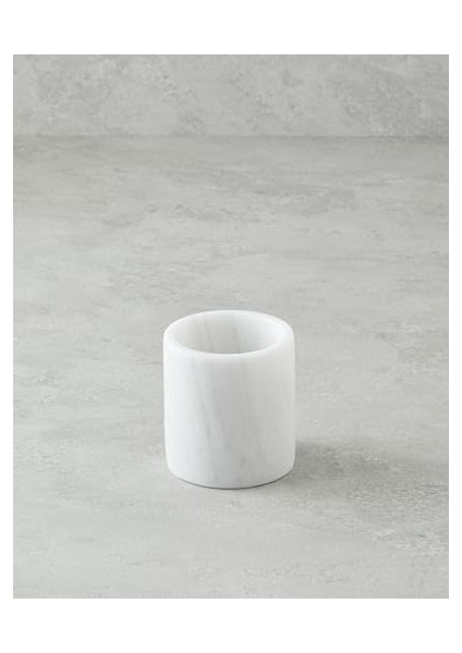 Medusa Mermer Tekli Dış Fırçalık Beyaz modelleri