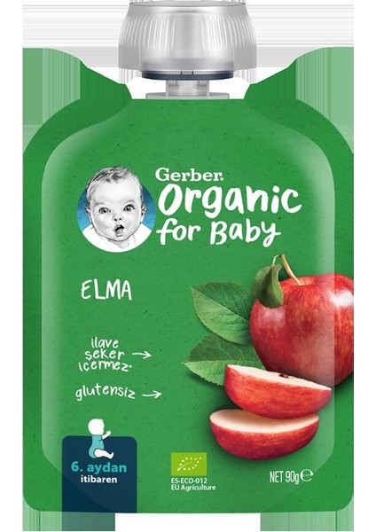 Organik Elmalı Püre 90 G fiyatları