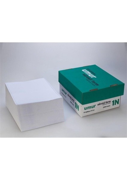 Sürekli Form 11X24 60 gr 1 Nüsha 2000 Li modelleri