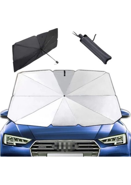 Araba Güneş Gölge Koruyucu Şemsiye Oto Ön Cam GÜNEŞLIK(145CM*79CM)
