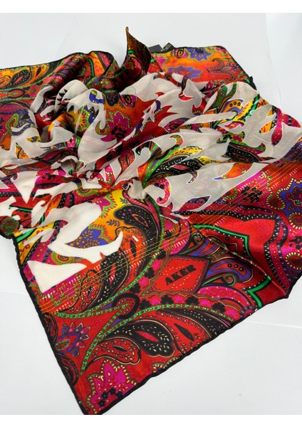 Devore Eşarp - Ipek ve Viskon Karışımı Yazlık Eşarp -4633718 311