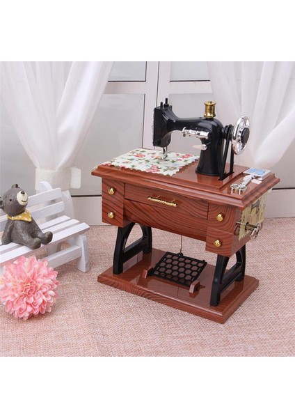 Dikiş Makinesi Görünümlü Müzik Kutusu