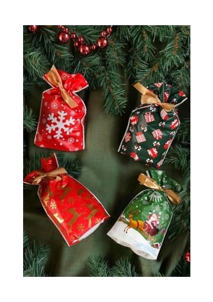 Yılbaşı Ağacı Yılbaşı Hediyelik Kese 8&apos;li Büyük fiyatları