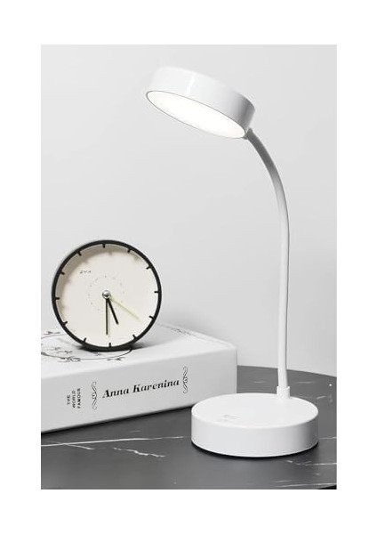 Şarjlı Dokunmatik Akrobat Masa Lambası – 12 Led&apos;li Katlanabilir Kitap Okuma ve Çalışma Işığı, Beyaz Işık, Işıldak Modlu Taşınabilir Masa Üstü Lamba-Kitap Okuma Işığı modelleri