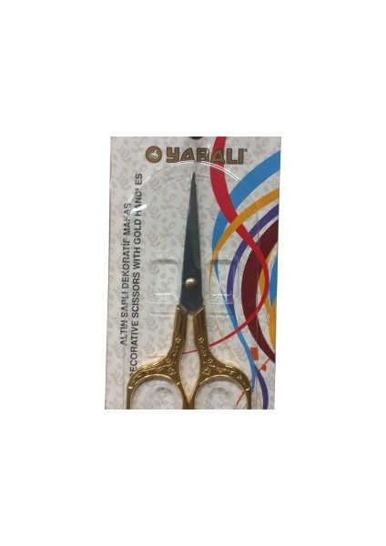 Nakış Makası Altın Saplı Dekoratif Makas Model 1