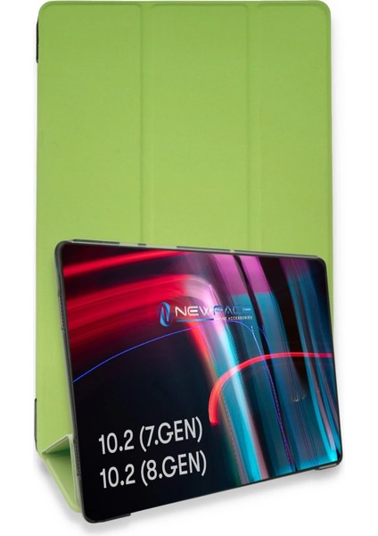 iPad 10.2 (7.nesil) Kılıf Tablet Smart Kılıf - Açık Yeşil