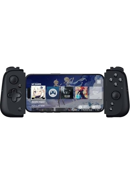 Kishi V2 - ve Için Usb-C Mobil Oyun Kumandası (Mecha-Tactile Aksiyon Düğmeleri, D-Pad, Analog Çubuklar, 3,5mm Ses Jakı, Düşük Gecikmeli, Rgb) Siyah modelleri