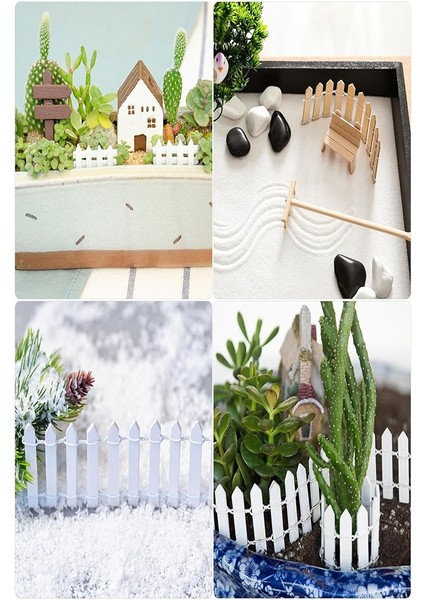 Mini Yeşil Renkli Bahçe Çiti 1 Adet 3X60 cm Teraryum Okul Ev Proje Renkli Minyatür Çit Ahşap Dekor fiyatları