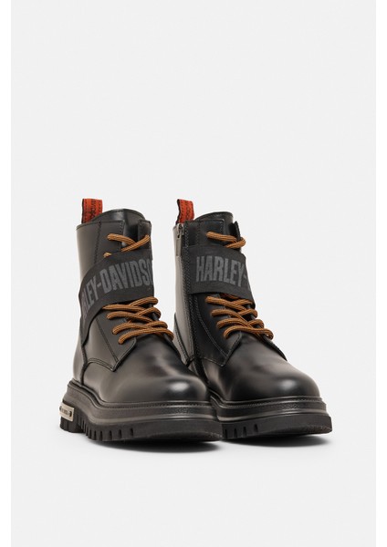 Beckı Siyah Deri Kadın Bot modelleri