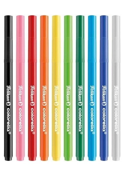 Colorella Fırça Uçlu Keçeli Kalem 10LU fiyatları