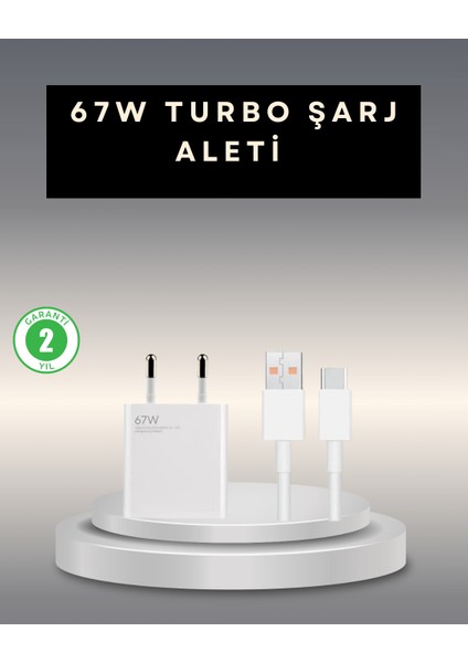 67 Watt Type C Şarj Adaptörü Xiaomi Poco X3 X4 X5 Pro Uyumlu - BI001V-4YS669