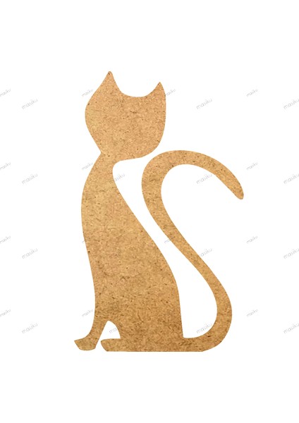 10'lu Paket Ahşap Duvar Dekoru - ST_0043 - 5 x 8 cm