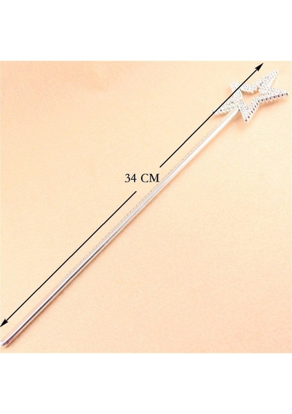 Yıldız Model Peri Asası Melek Asası Prenses Asası Metalize Gümüş Renk fiyatları