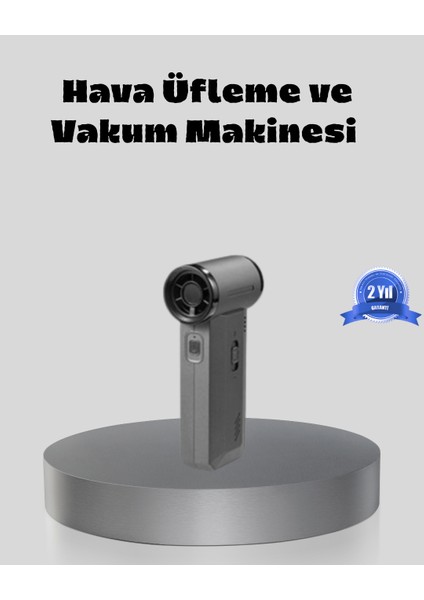 Şarjlı 130000 Rpm Hava Üflemeli ve Vakumlu Araç Ev Temizlik Makinesi - BI001V-4YU2I9