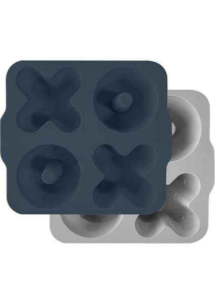 Xoxo Kek & Muffin Kalıbı - Deep Blue/powder Grey