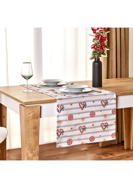 Soft Gula Runner - Renkli - 45X140 cm