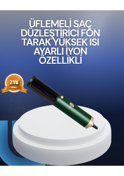Saç Kurutma Düzleştirici ve Tarak Tek Cihazda – 3 Kademeli Isı Ayarı - ME001W-51LAA6