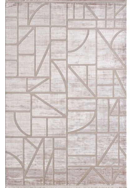 Artemis Halı Davina 09752B Krem Bej Halı Yumuşak Dokulu Salon Koridor Mutfak Yatak Odası Halısı