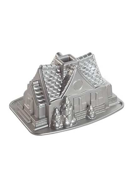 Ware Pişirme Kalıbı, Alüminyum Döküm, Gümüş, 13X25X19,1 cm