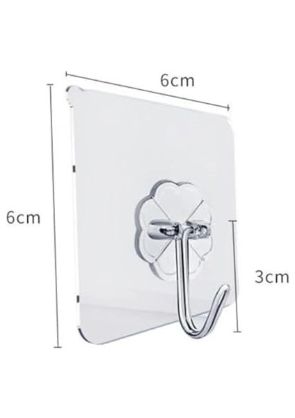 Ultra Kuvvetli, Kendinden Yapışkanlı Şeffaf Askı (5 Vidalı +5 Kancalı Askı) fiyatları