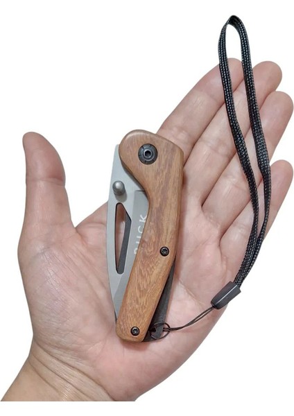 Taktik Çakı Küçük Paslanmaz Çelik Ahşap Sap 15 cm modelleri