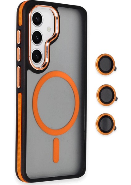 Samsung Galaxy S24 Winner Magsafe Kapak - Turuncu modelleri