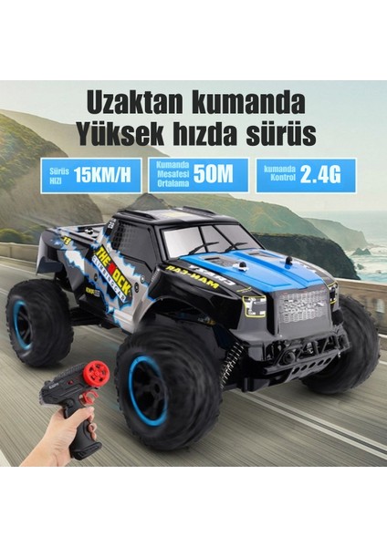 Uzaktan Kumandalı Şarjlı Yüksek Hızlı Off Road Arazi Aracı 15 Km/h Yapan Drift Atan Rc Arabası 40CM fiyatları