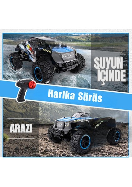 Uzaktan Kumandalı Şarjlı Yüksek Hızlı Off Road Arazi Aracı 15 Km/h Yapan Drift Atan Rc Arabası 40CM modelleri