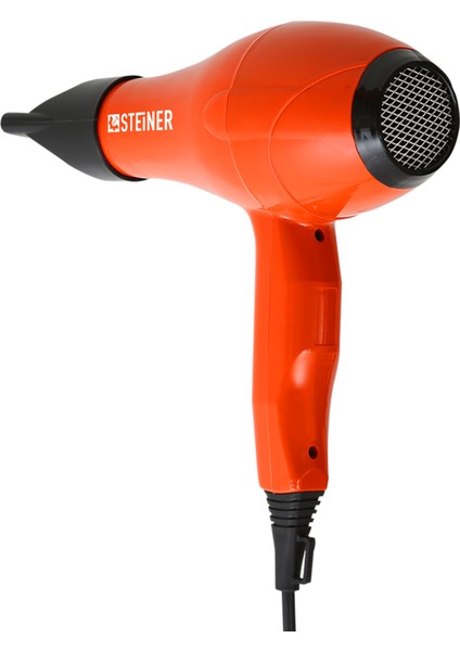 3400 W Profesyonel Saç Kurutma Makinesi Fön Makinesi Ac Motor MS-9001 Turuncu + 2 Adet Başlık indirimleri