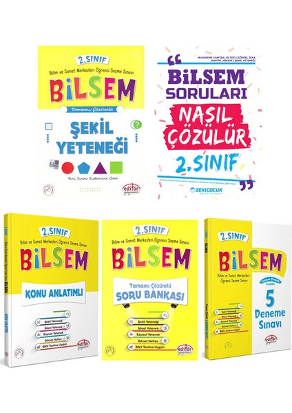 2026 Editör 2.sınıf Bilsem Sınavı Tam Kapsamlı Set Konu Soru Deneme Şekil ve Nasıl Çözülür
