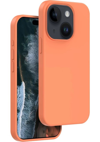 iPhone 15 Home Magsafe Kapak - Turuncu
