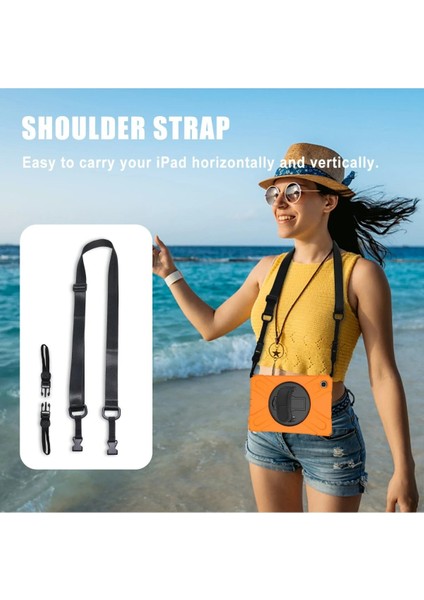 Samsung Galaxy T220 Tab A7 Lite 8.7 Kılıf Amazing Tablet Kapak - TURUNCU-(5796) - ME001W-517KZ7 fırsatları