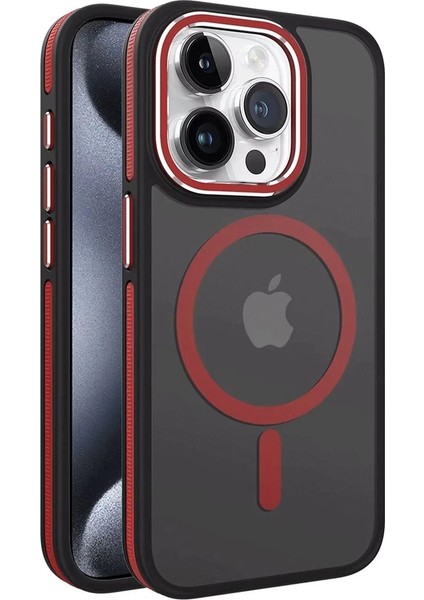 iPhone 13 Pro Max Winner Magsafe Kapak - Kırmızı