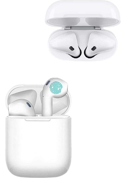 Yeni Nesil Çift Mikrofonlu Dokunmatik Kablosuz Bluetooth Kulaklık - ME001W-51VU28 fırsatları