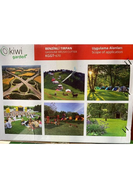 Benzin Motorlu Tırpan | Misinalı + Metal Bıçaklı Ot ve Çalı Kesme Makinesi indirimleri