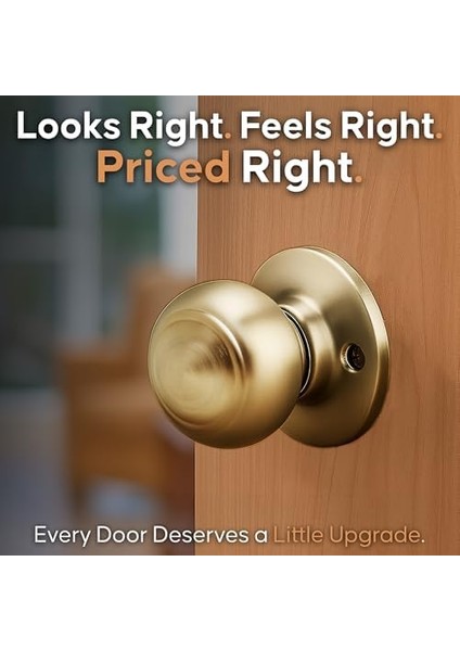 CK2020PB Koloni Kapı Kolu, Geçiş Fonksiyonu, 1 Paket, Cilalı Pirinç