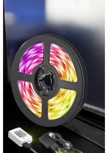 5m Rgb Işıklı Her Ortama Uygun LED Işık - BI001V-4YXD05 fırsatları