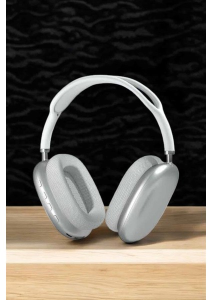 P9 Plus Kablosuz Kulak Üstü Bluetooth Kulaklık Beyaz Mikrofonlu Kulaküstü Kablo - BI001V-4Z29V