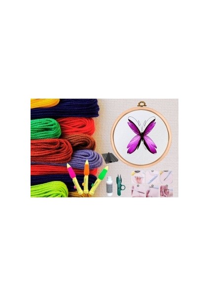 Punch Seti Nakış Seti Kasnaklı Kendin Yap Seti Seri 99