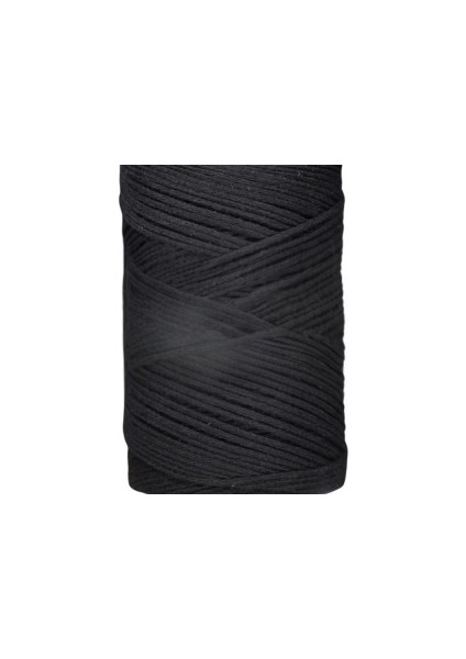 Pamuk Makrome 2 mm Siyah