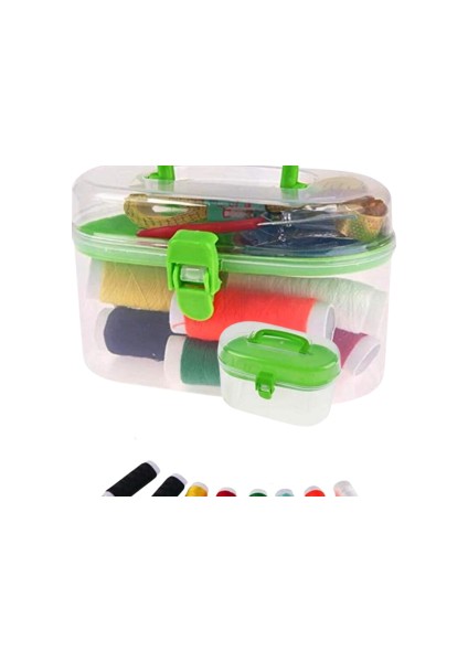 Iplik Set Oval Plastik Dikiş Seti