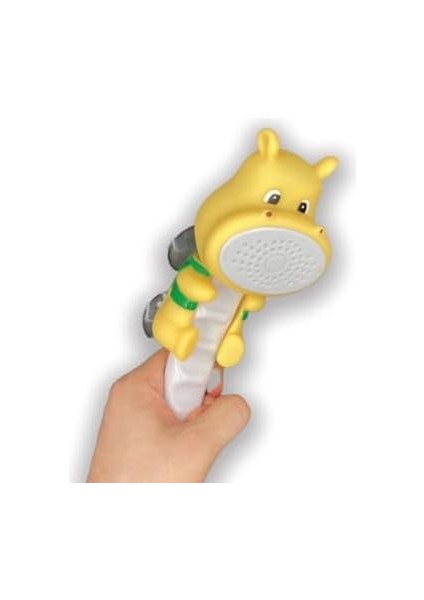 Sevimli Hayvan Figürlü Bebek Duş Başlığı – Annelerin Yardımcısı Eğitici Banyo Oyuncağı, Kolay Kurulum, El-Göz Koordinasyonu Geliştirici, Çocuklar Için Renkli ve Eğlenceli