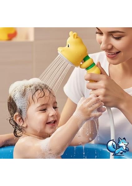 Sevimli Hayvan Figürlü Bebek Duş Başlığı – Annelerin Yardımcısı Eğitici Banyo Oyuncağı, Kolay Kurulum, El-Göz Koordinasyonu Geliştirici, Çocuklar Için Renkli ve Eğlenceli modelleri