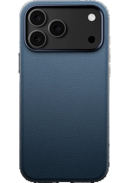 iPhone 17 Pro Max Wonder Deri Magsafe Kapak - Lacivert