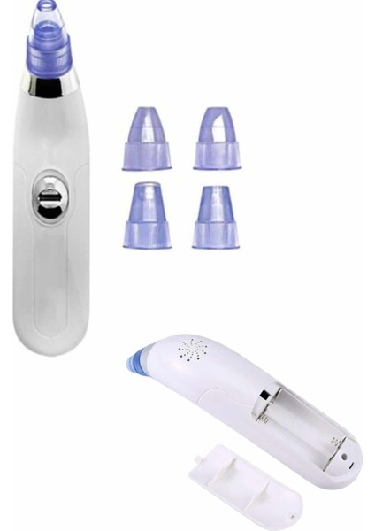 4 Başlıklı Vakumlu Siyah Nokta ve Yüz Temizleme Cihazı - ME001W-51M2U9 fırsatları