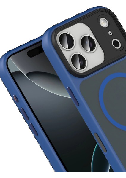 Apple iPhone 17 Pro Max Megane Magsafe Kapak - Lacivert fiyatları