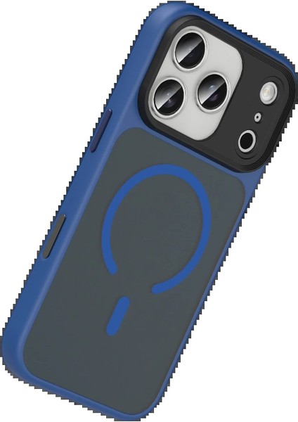 Apple iPhone 17 Pro Max Megane Magsafe Kapak - Lacivert fırsatları