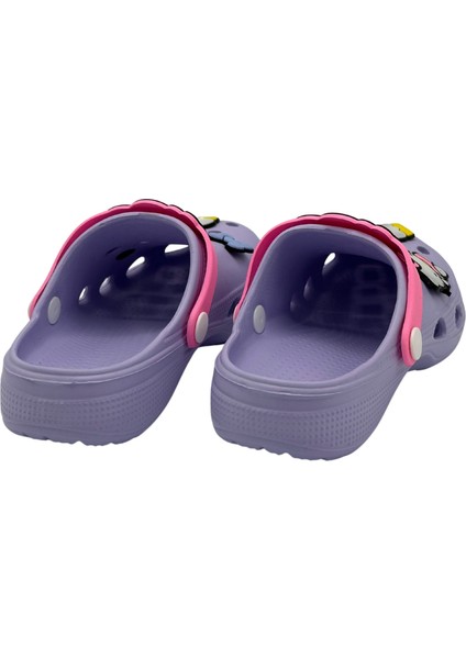 Kız Çocuk Sandalet Terlik "lila" Hello Kittty Tasarımlı fırsatları